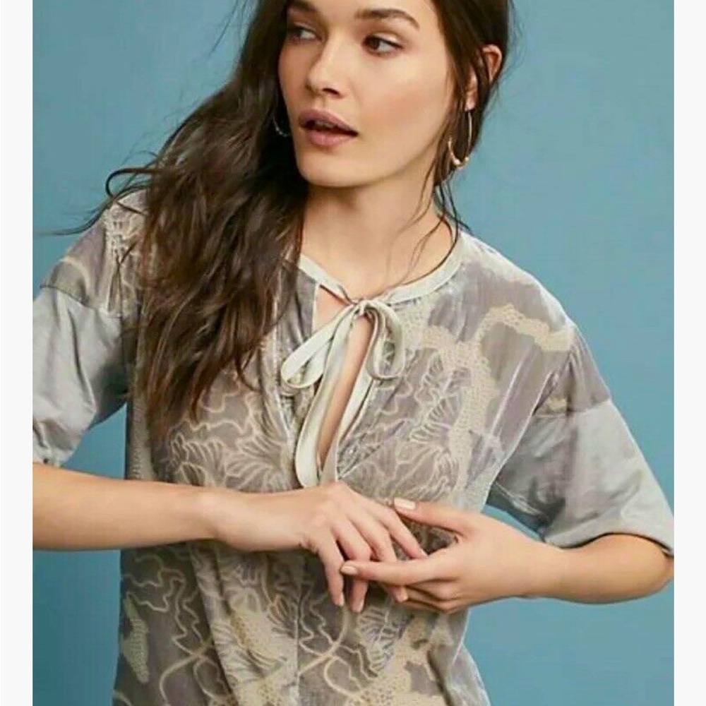 TINY  Marbella Burnout Sheer Velvet T-
Shirt